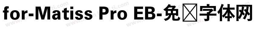 for-Matiss Pro EB字体转换